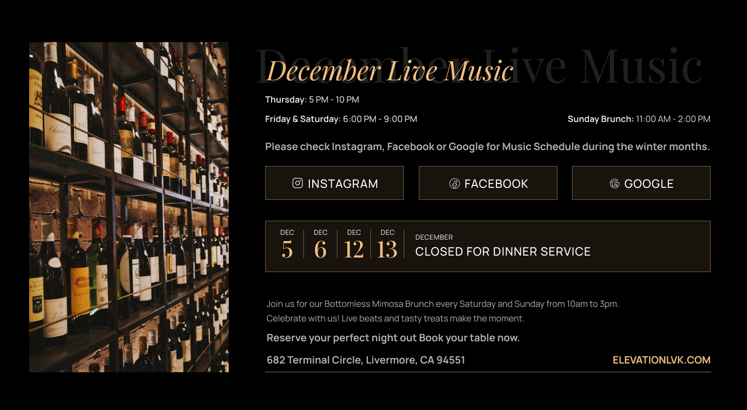 December Live Music 2025